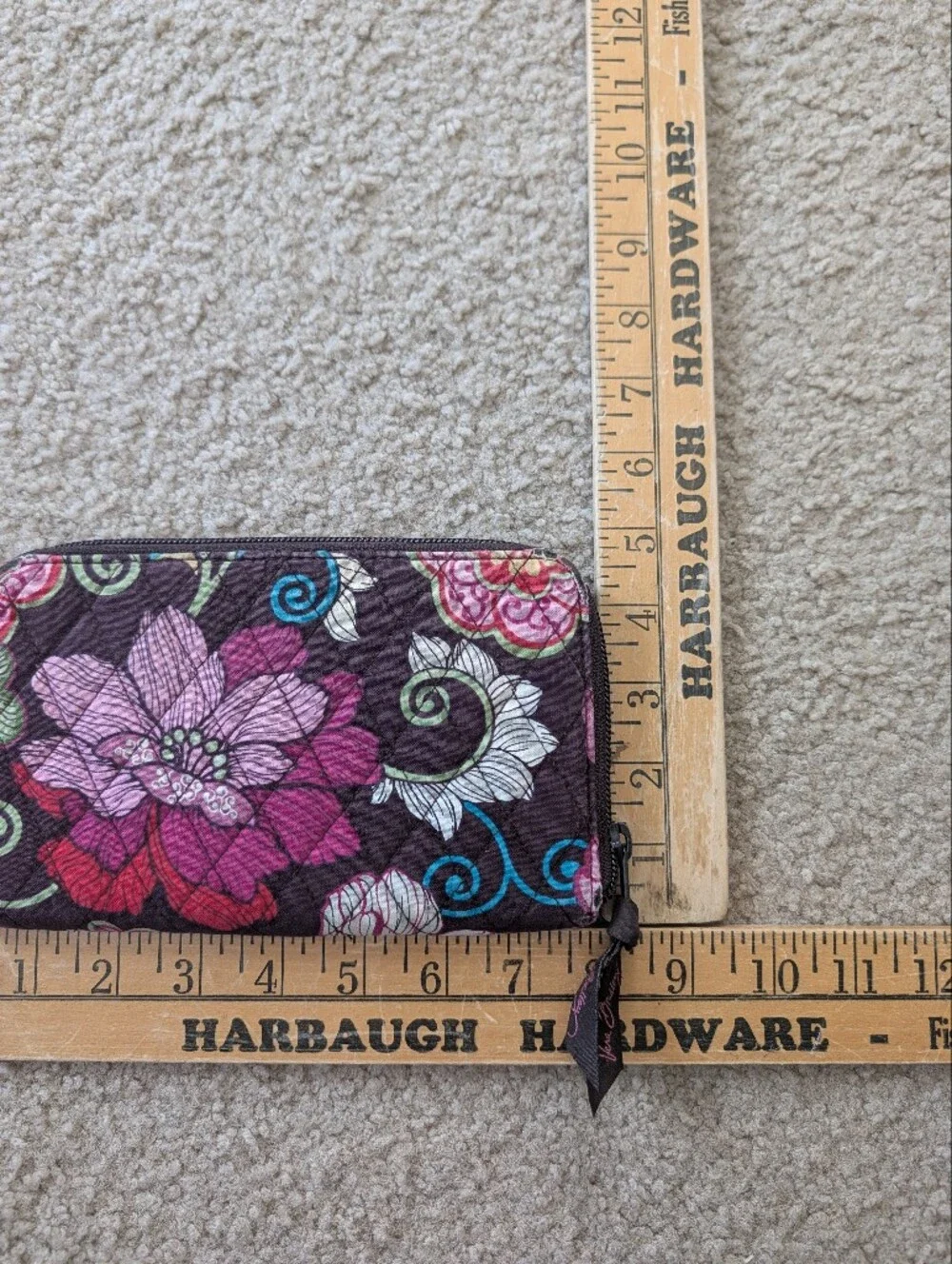 Vera Bradley Floral Quilted Zip Wallet - Pink Multi